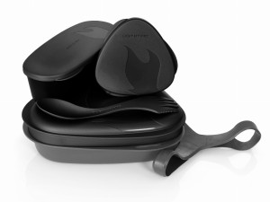 Light My Fire Lunch kit 2.0 zestaw naczyń i spork - czarna perła