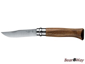 Nóż Opinel LUX orzech włoski , No 08 , składany