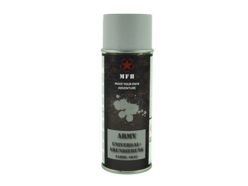 Farba matowa podkładowa do kamuflażu sprzętu - szara - 400 ml