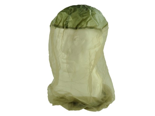 Moskitiera na głowę, zielona