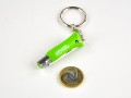 Nóż brelok Opinel 02 Green - porównanie rozmiaru do monety 2 zł