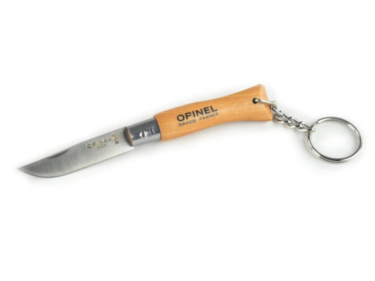 Nóż Opinel 04 składany brelok bukowy