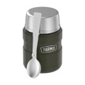 Thermos ® - termos obiadowy ze składaną łyżką - zieleń wojskowa