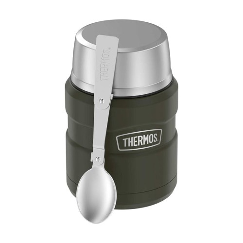 Thermos ® - termos obiadowy ze składaną łyżką - zieleń wojskowa