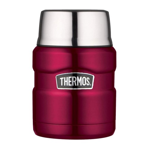 Thermos ® - termos obiadowy ze składaną łyżką - malinowy