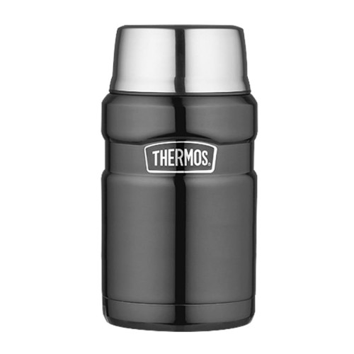 Thermos ® - termos obiadowy ze składaną łyżką 710 ml - ciemnoszary