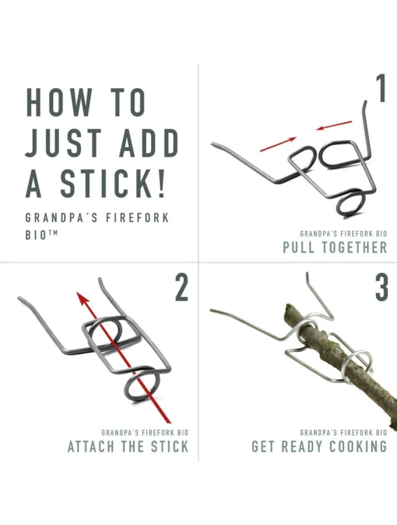 Zestaw LIGHT MY FIRE -FIRELIGHTING KIT BIO- krzesiwo rozpałka i grandpa's fire fork BIO