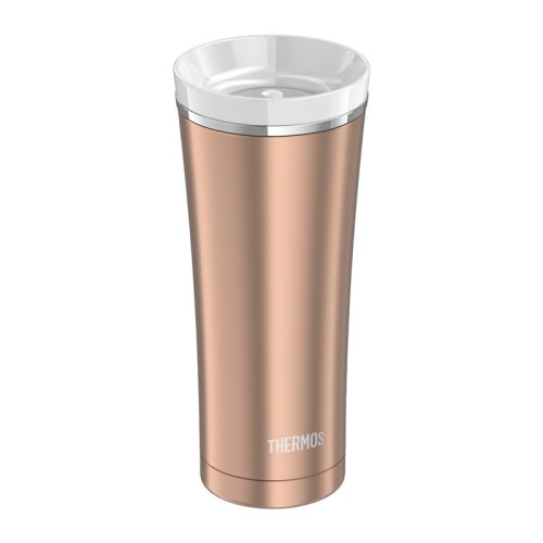 Elegancki wodoszczelny Termokubek Thermos – 470 ml różowo-złoty