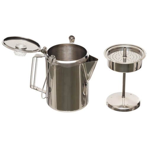 Dzbanek/zaparzacz do kawy 1,2 l, FOX Outdoor, stal nierdzewna