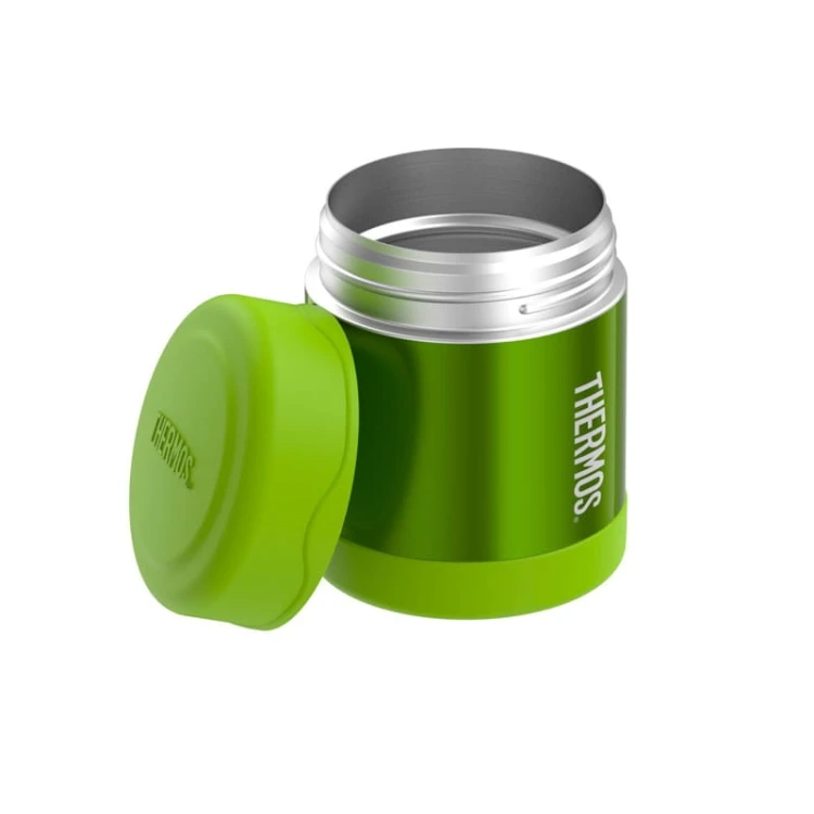 Thermos dziecięcy na jedzenie – limonkowy 290 ml