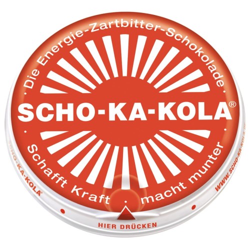 Czekolada Scho-Ka-Kola red gorzka z kofeiną 100g