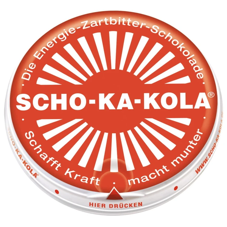 Czekolada Scho-Ka-Kola red gorzka z kofeiną 100g