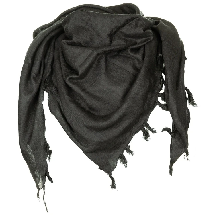 Shemagh ( arafatka ) czarna - black SuperSoft 120x115