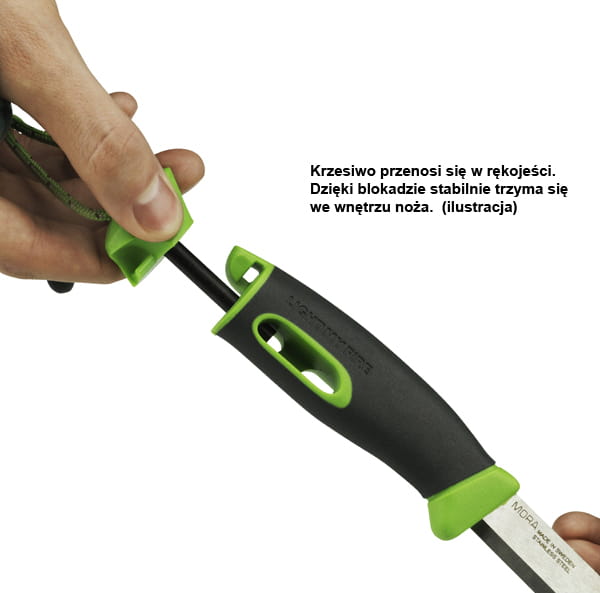 Nóż survivalowy Light My Fire FIREKNIFE z krzesiwem i rozpałką