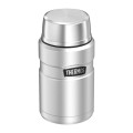 Thermos ® - termos obiadowy ze składaną łyżką 710 ml - srebrny