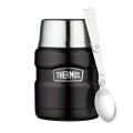 Thermos ® - termos obiadowy ze składaną łyżką - czarny