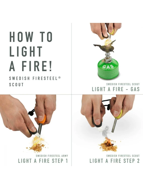 Krzesiwo Light My Fire - Firesteel Bio ARMY 2in1 Coco Shell Limited