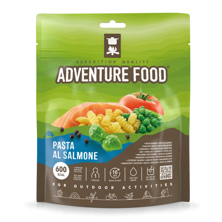 Racja Adventure Food - Makaron z łososiem 600 kcal danie liofizowane