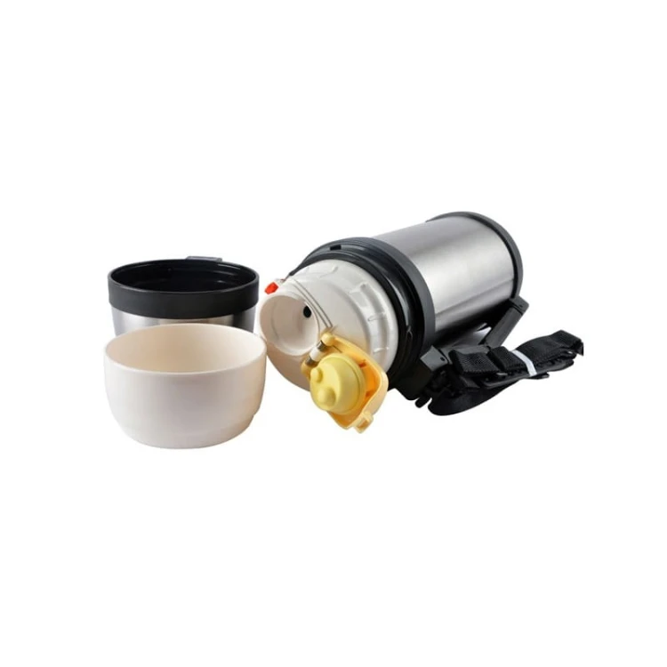 Uniwersalny termos na jedzenie i napoje z dwoma kubkami 2 l