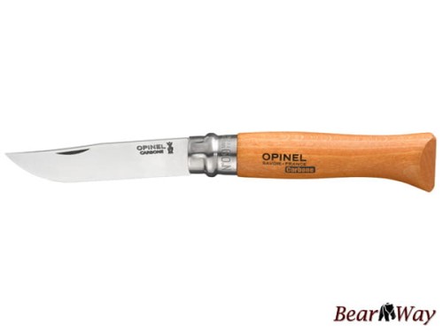 Nóż Opinel Carbon No 9 - rękojeść buk, składany