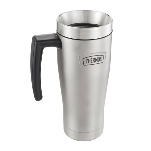 Termokubek Thermos , kubek termiczny z rączką , 470 ml srebrny