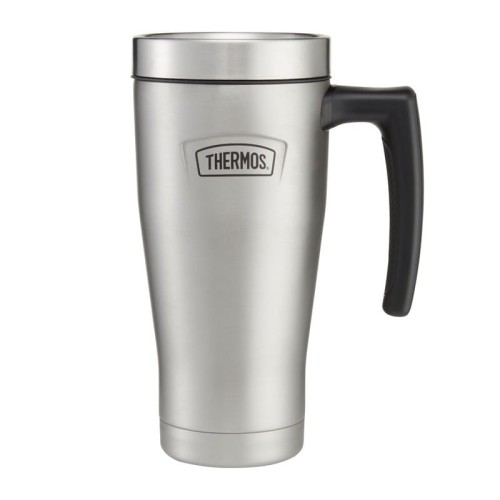 Termokubek Thermos , kubek termiczny z rączką , 470 ml srebrny