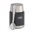 Termos na jedzenie z składaną łyżką i kubkiem, Thermos Icon  470 ml – granit (5).jpg