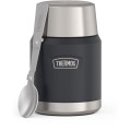 Termos na jedzenie z składaną łyżką i kubkiem, Thermos Icon  470 ml – granit.jpg