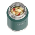Termos na jedzenie z składaną łyżką i kubkiem, Thermos Icon  470 ml – zielony (4).webp