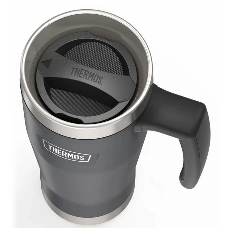 Termokubek Thermos Icon , kubek termiczny z rączką , 470 ml - granit