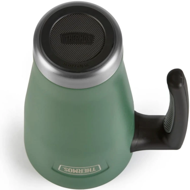 Termokubek Thermos Icon , kubek termiczny z rączką , 470 ml - zielony