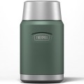 Termos na jedzenie z składaną łyżką i kubkiem, Thermos Icon 710 ml – zielony
