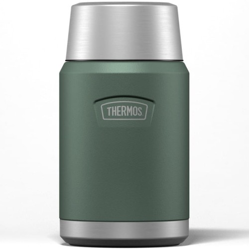 Termos na jedzenie z składaną łyżką i kubkiem, Thermos Icon 710 ml – zielony