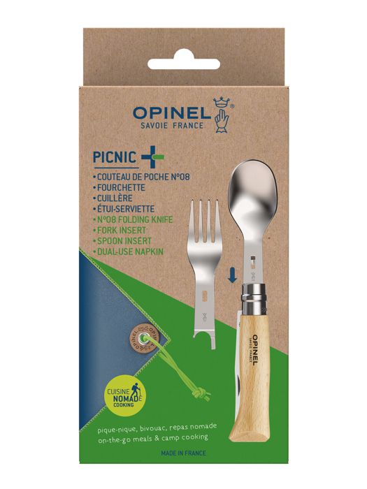 Opinel Zestaw Nomad Picnic Plus z nożem INOX 8