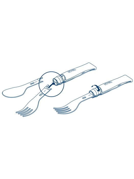 Opinel Zestaw Nomad Picnic Plus z nożem INOX 8