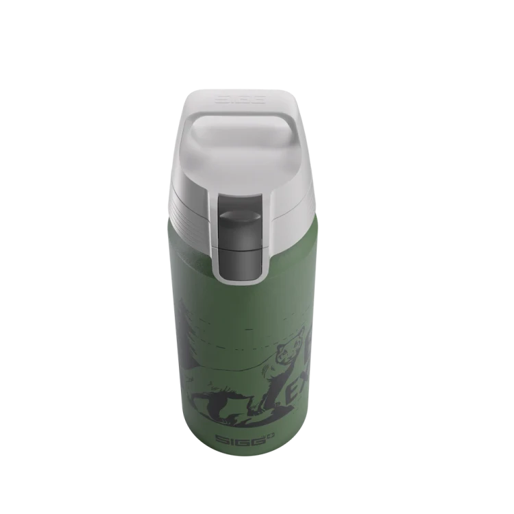 SIGG Butelka na napoje 600 ml Brave Mountainlion - bidon do napojów gazowanych i niegazowanych
