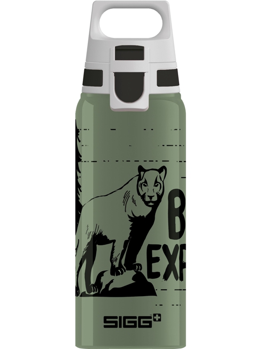 SIGG Butelka na napoje 600 ml Brave Mountainlion - bidon do napojów gazowanych i niegazowanych