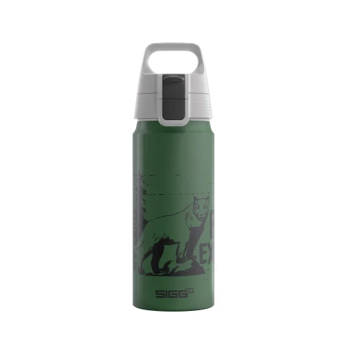 SIGG Butelka na napoje 600 ml Brave Mountainlion - bidon do napojów gazowanych i niegazowanych
