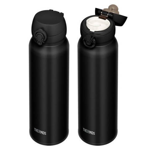 Termokubek Thermos czarny mat 750 ml otwierany jedną ręką