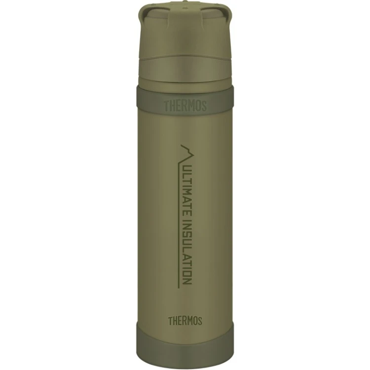 Thermos do warunków ekstremalnych z kubkiem 900 ml - khaki
