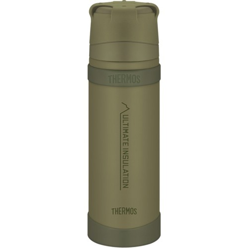 Thermos do warunków ekstremalnych z kubkiem 750 ml - khaki