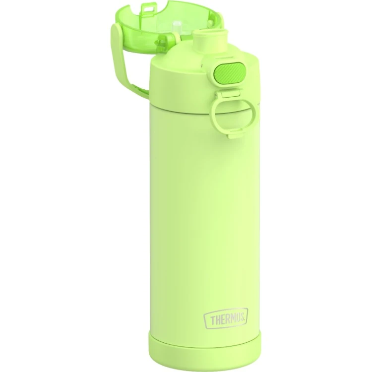 Thermos FUNtainer - termos dziecięcy z nakrętką nawadniającą – limonkowy 470 ml