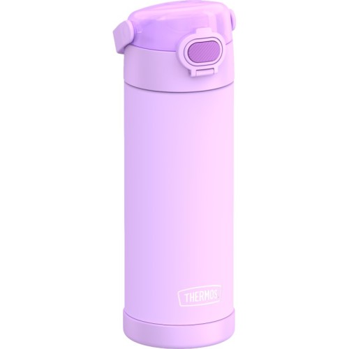 Thermos FUNtainer - termos dziecięcy z nakrętką nawadniającą – jaskrawy fioletowy 470 ml