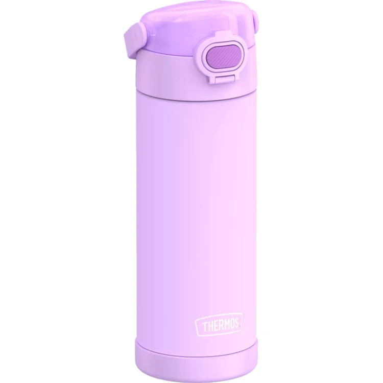Thermos FUNtainer - termos dziecięcy z nakrętką nawadniającą – jaskrawy fioletowy 470 ml