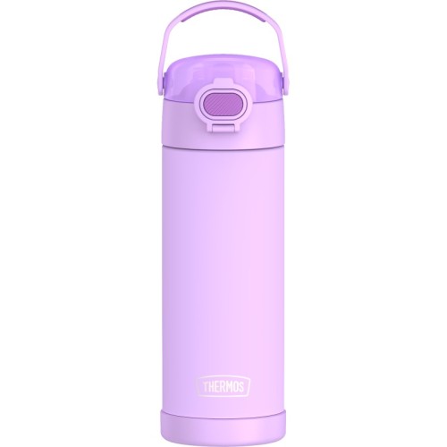 Thermos FUNtainer - termos dziecięcy z nakrętką nawadniającą – jaskrawy fioletowy 470 ml