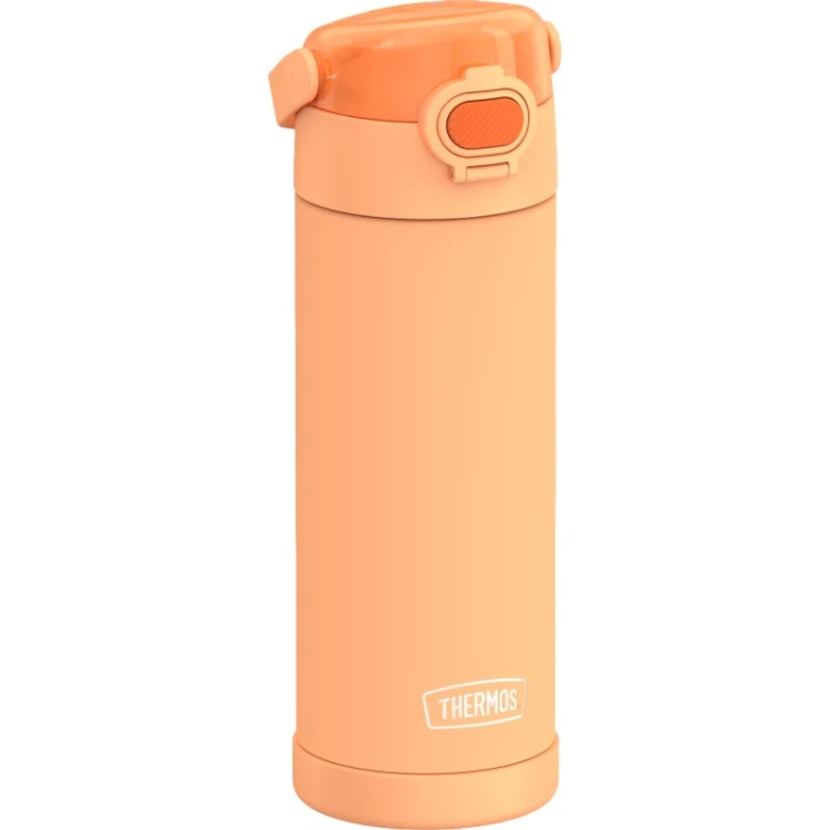Thermos FUNtainer - termos dziecięcy z nakrętką nawadniającą – jaskrawy pomarańczowy 470 ml