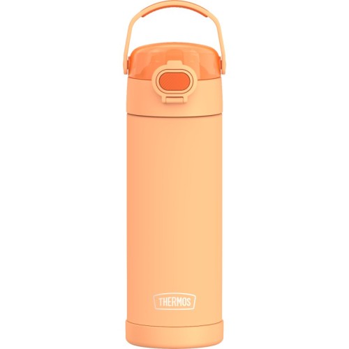 Thermos FUNtainer - termos dziecięcy z nakrętką nawadniającą – jaskrawy pomarańczowy 470 ml