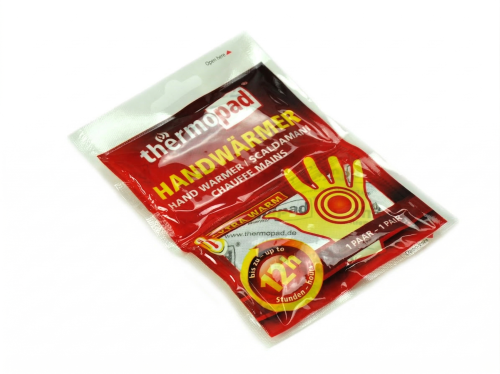 Thermopad ogrzewacz chemiczny do rąk, śpiwora, do kieszeni - 2 sztuki w zestawie