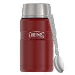 Thermos - termos 710 ml obiadowy na jedzenie ze składaną łyżką - RUSTY RED
