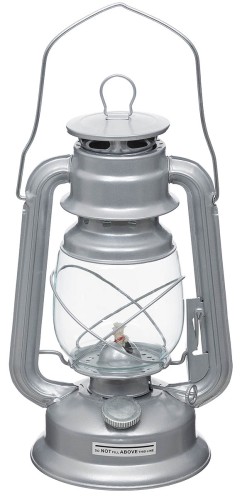Lampa naftowa MFH ocynkowana z uchwytem i szklanym kloszem